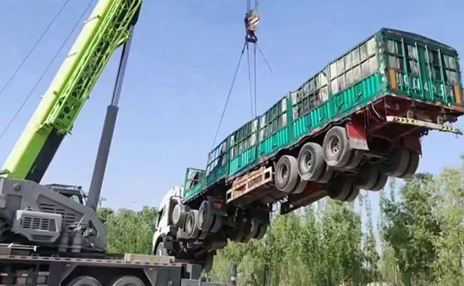 覃塘区道路脱困救援案例